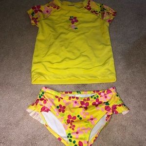 Girls two piece swim suit